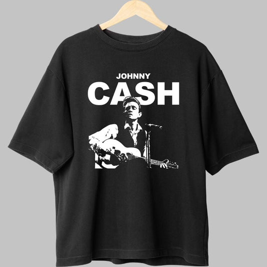 Tricou Johnny Cash - The Man in Black Live fata