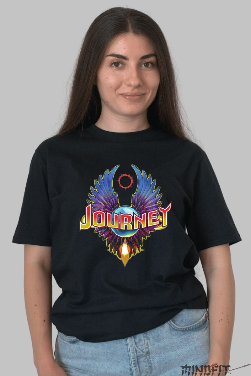 Tricou Journey - Simbolul unei calatorii legendare dama negru