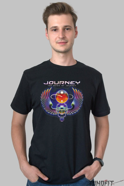 Tricou Journey - The Music of Journey barbat negru