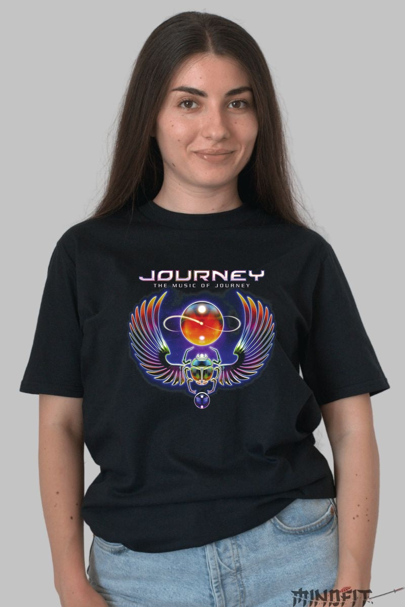 Tricou Journey - The Music of Journey dama negru