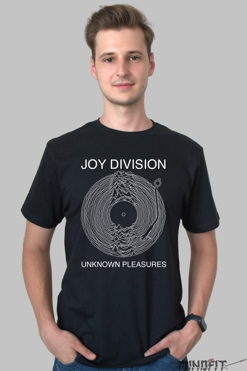 Tricou Joy Division - Unknown Pleasures Edition barbat negru