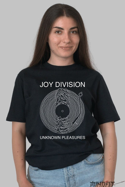 Tricou Joy Division - Unknown Pleasures Edition dama negru