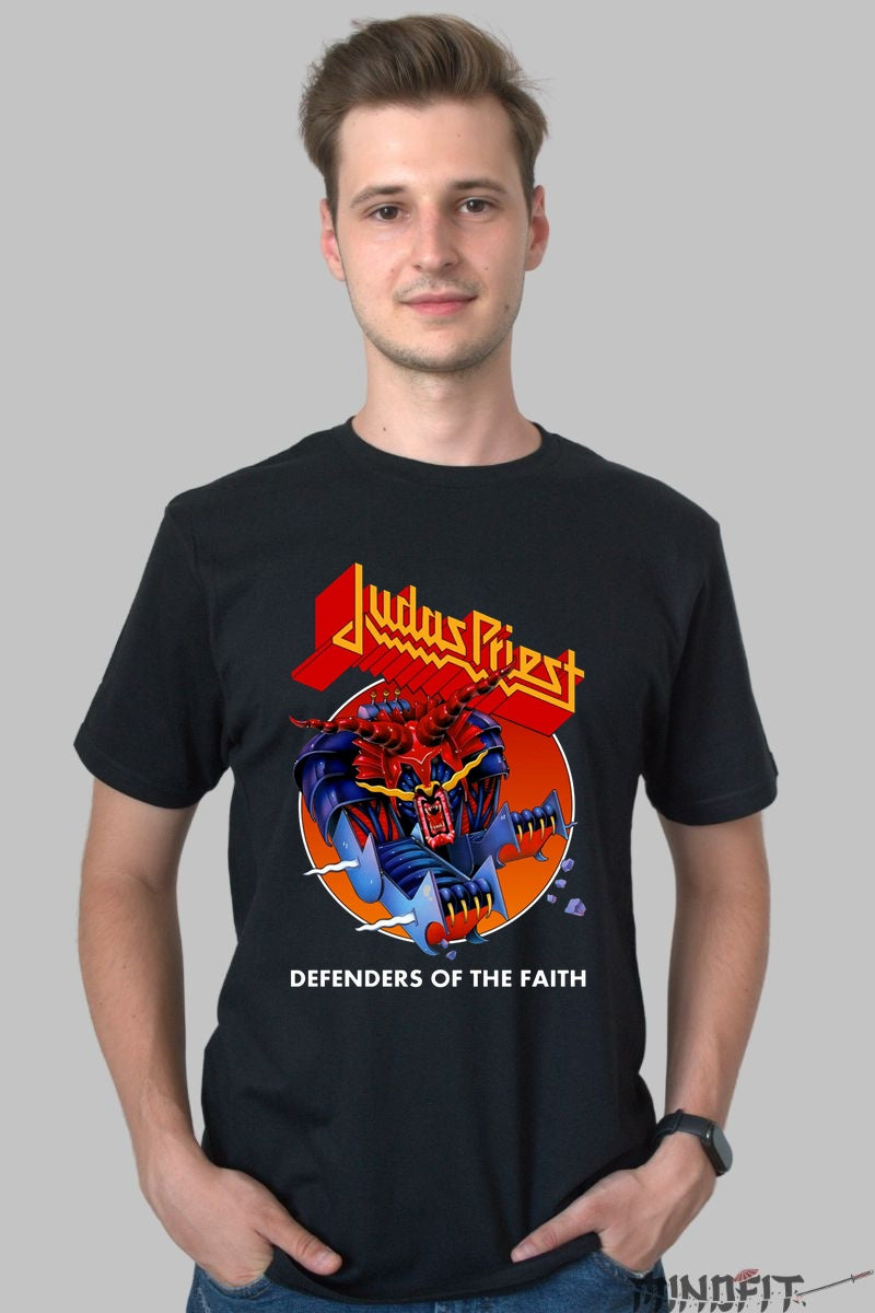 Tricou Judas Priest - Defenders of the Faith barbat negru