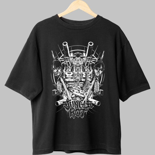 Tricou Jungle Rot - Death Metal Warzone Edition fata