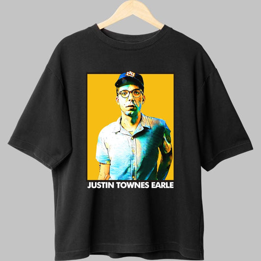 Tricou Justin Townes Earle - Rebelul Americana fata