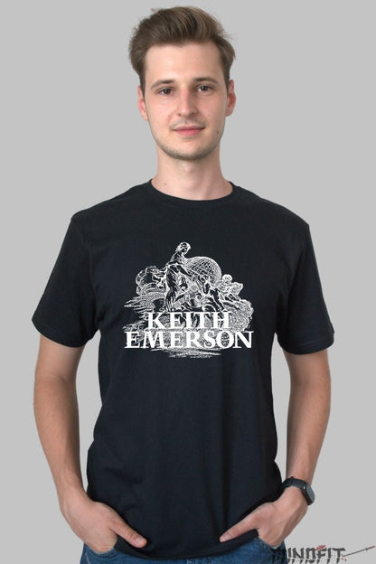 Tricou Keith Emerson - Legend of Synth Rock barbat negru
