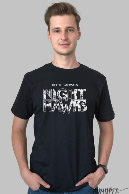 Tricou Keith Emerson - Night Hawks barbat negru