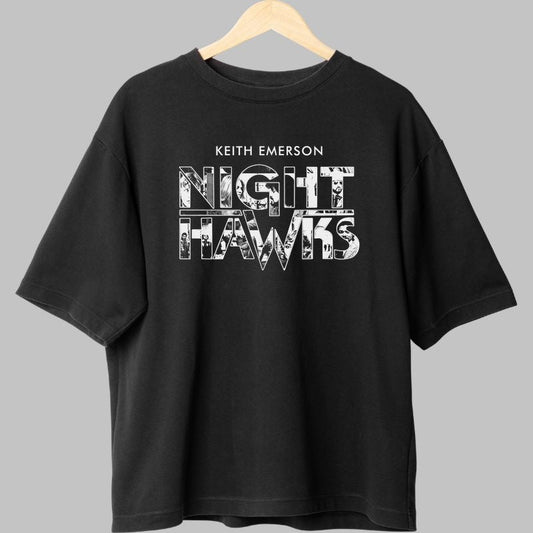 Tricou Keith Emerson - Night Hawks fata