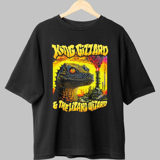Tricou King Gizzard - Lizard Attack Psychedelia fata
