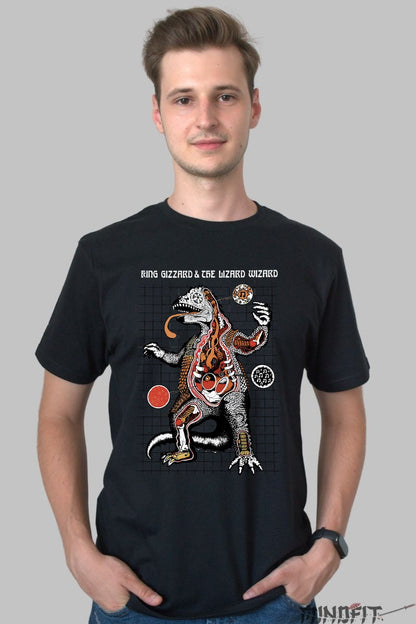 Tricou King Gizzard - Lizard Wizard Anatomy barbat negru