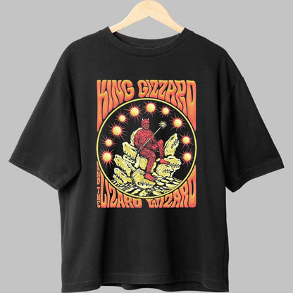 Tricou King Gizzard - Lizard Wizard Cosmic Vibes fata