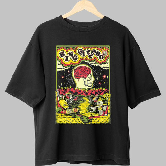 Tricou King Gizzard - Psychedelic Brainstorm fata