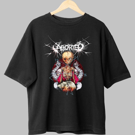 Tricou Metal Aborted - Ritualul Groazei Anatomice fata negru