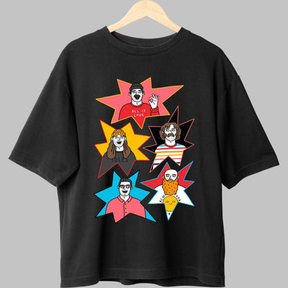 Tricou Music Vibes - Star Portrait Edition fata