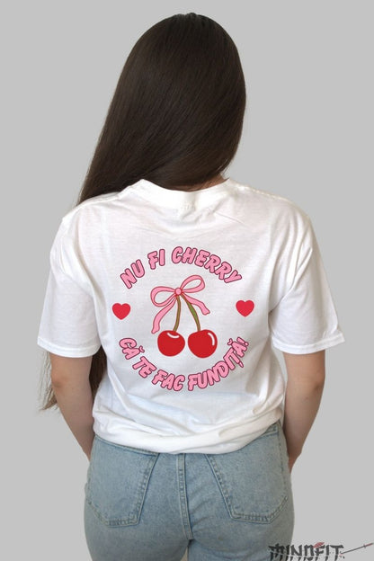 tricou nu fi siret ca te fac fundita dama alb spate