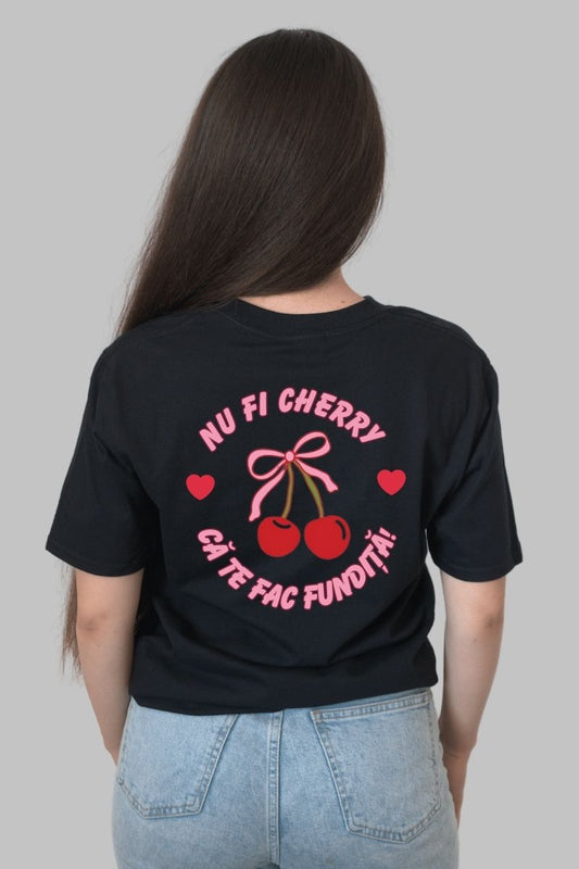 tricou nu fi siret ca te fac fundita dama negru spate
