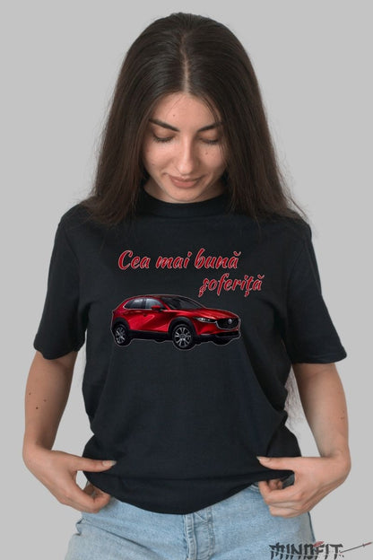 Tricou Personalizat Cu Masina Ta Negru Dama
