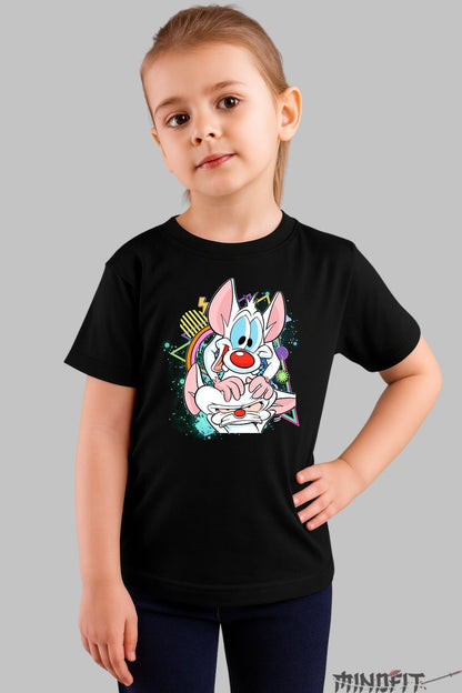 Tricou Pinky and the Brain - Warner Bros. fata negru