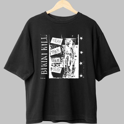 Tricou Punk Bikini Kill - Yeah Yeah Yeah fata