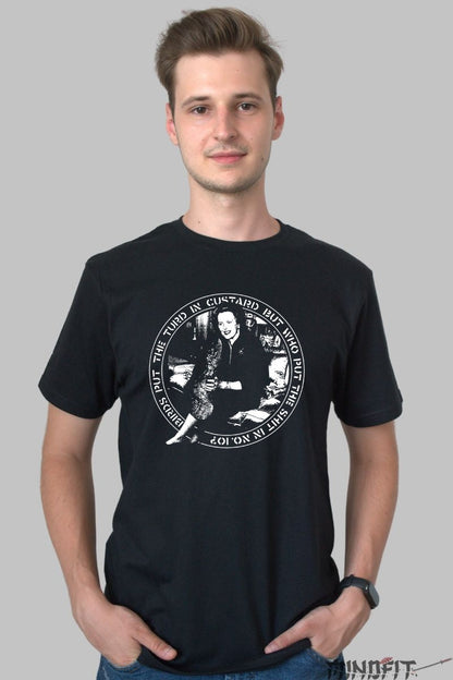 Tricou Punk Custard Circle - Design Underground Satiric barbat negru