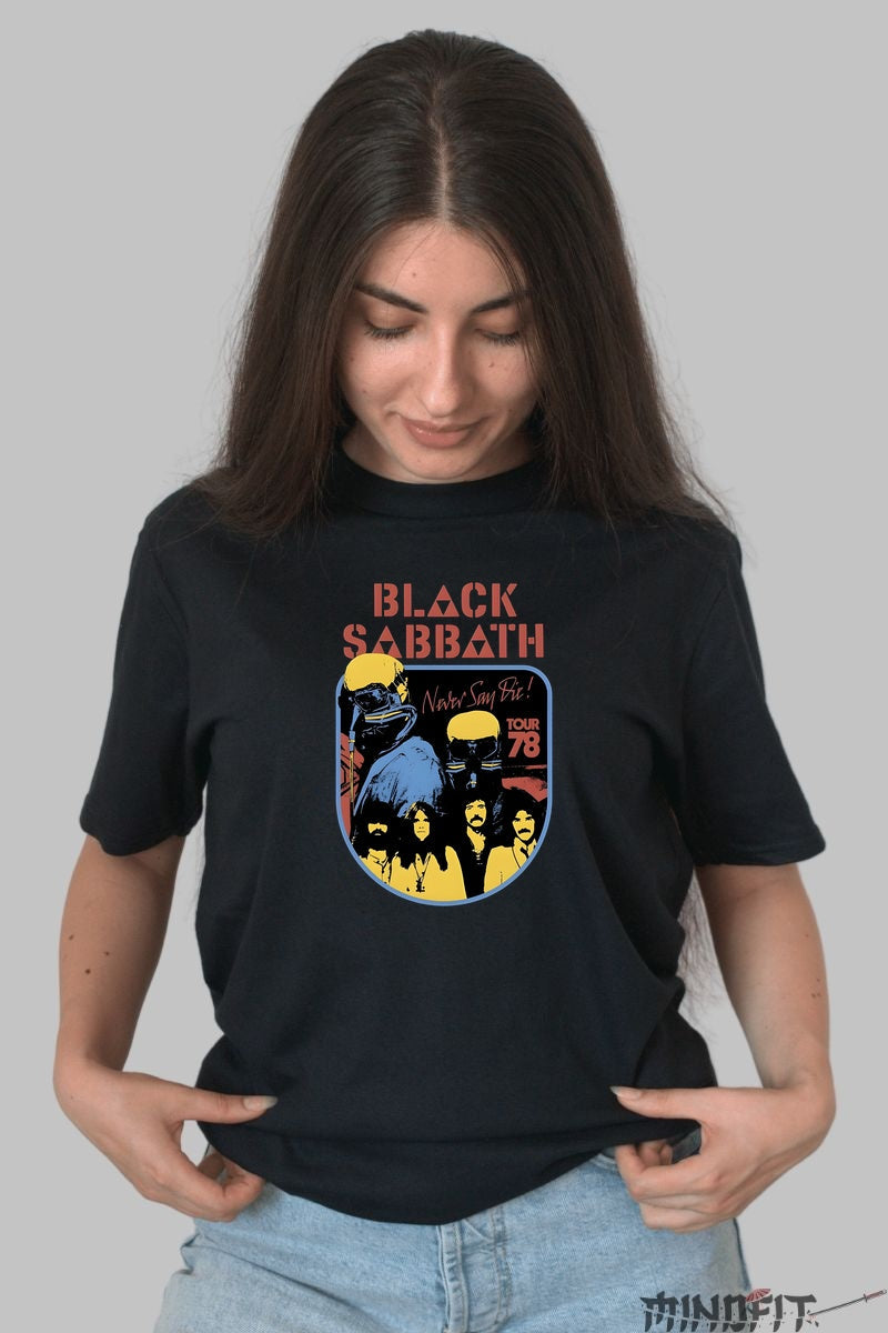 Tricou Punk Rock - Bikini Kill Live Miami 2022 dama negru