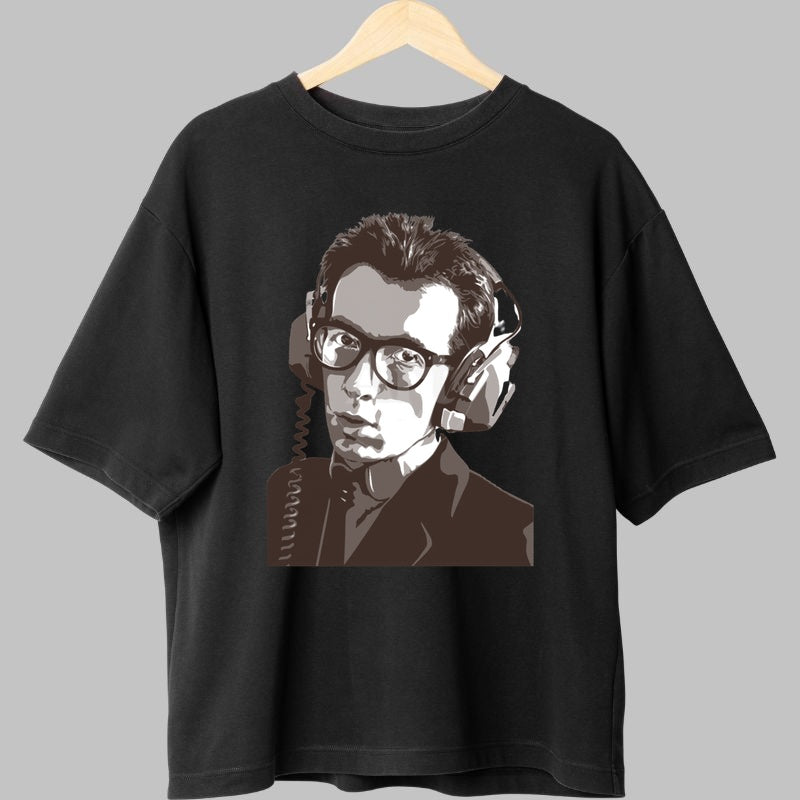 Tricou Retro Sound - Vibe Cyber-Auditiv Anii '80 fata