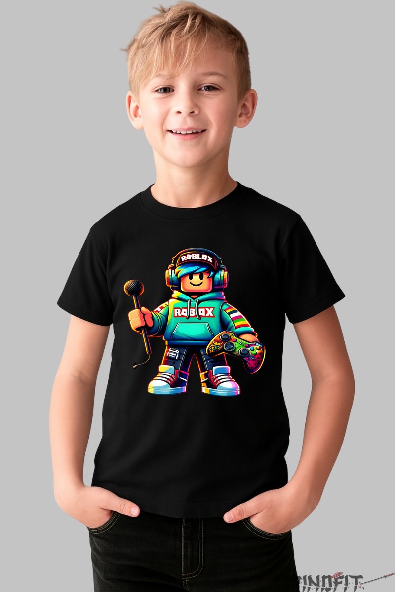 Tricou Roblox Gamer - Edi?ie Special? baiat negru