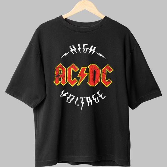 Tricou Rock AC/DC - High Voltage Edition fata negru