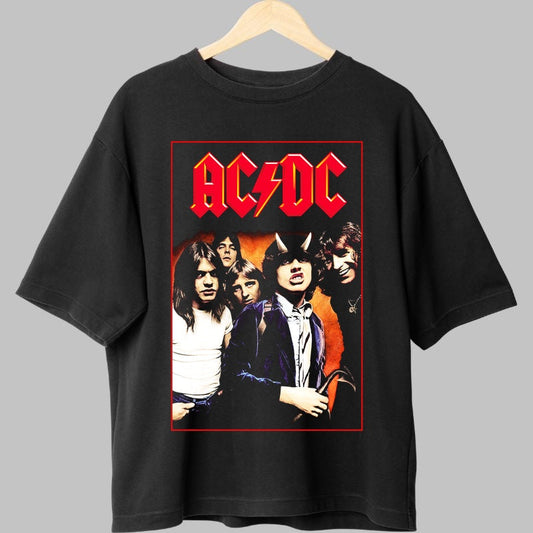 Tricou Rock AC/DC - High Voltage Legacy fata negru
