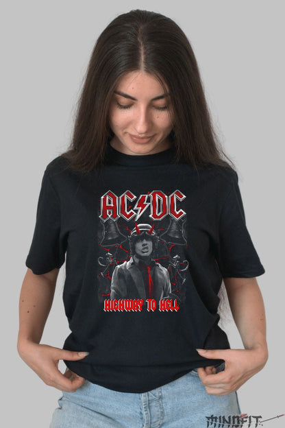 Tricou Rock AC/DC - Highway to Hell Dark