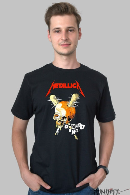 Tricou Rock AC/DC - High Voltage Thunder Power barbat negru
