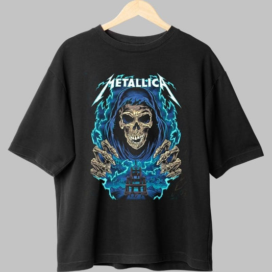 Tricou Rock Acid Bath - Baia care arde etern negru