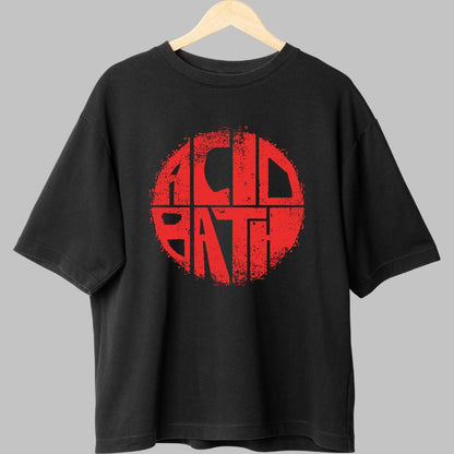 Tricou Rock Acid Bath - Chaos in forma sonora fata negru