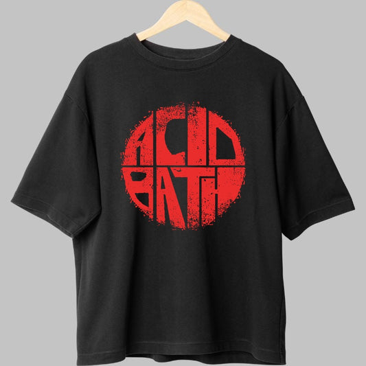 Tricou Rock Acid Bath - Chaos in forma sonora fata negru