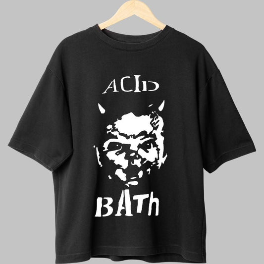 Tricou Rock Acid Bath - Demon Eyes Design fata negru