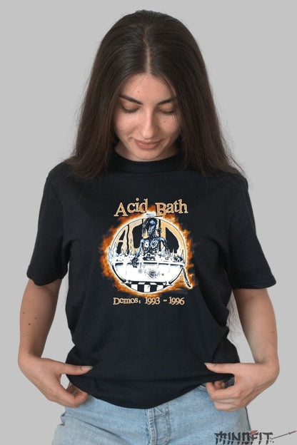 Tricou Rock Acid Bath - Demos 1993-1996 dama negru