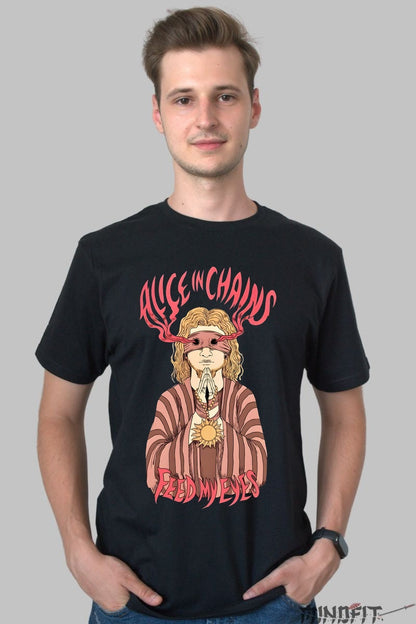 Tricou Rock Alice in Chains - Feed My Eyes barbat negru
