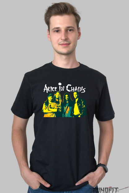 Tricou Rock Alice in Chains - Grunge Legends Rise barbat negru