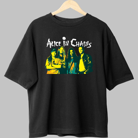 Tricou Rock Alice in Chains - Grunge Legends Rise fata negru