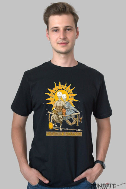 Tricou Rock Alice in Chains - Soare si Umbre Macabre barbat negru