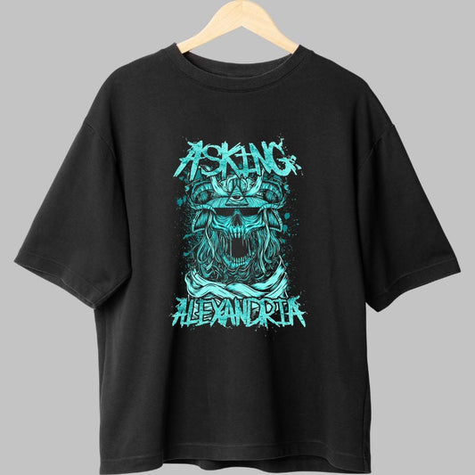 Tricou Rock Asking Alexandria - Eleganta Intunecata fata negru