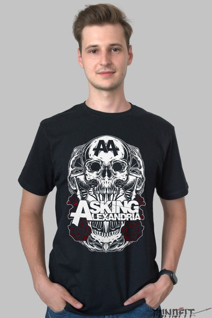 Tricou Rock Asking Alexandria - Phoenix Serpent Design barbat negru