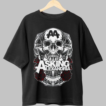 Tricou Rock Asking Alexandria - Phoenix Serpent Design fata negru