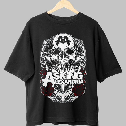 Tricou Rock Asking Alexandria - Phoenix Serpent Design fata negru