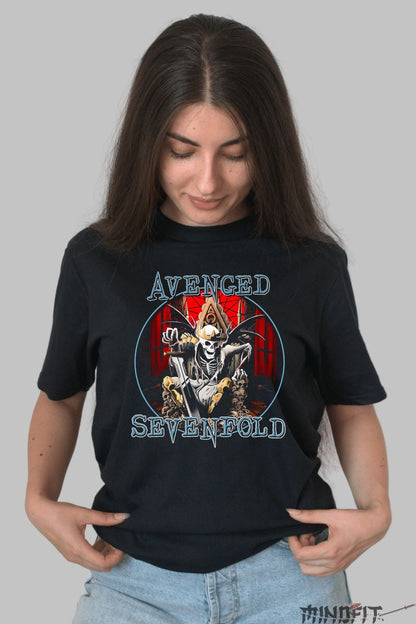 Tricou Rock Asking Alexandria - There-s a Creature Inside of You Too dama negru