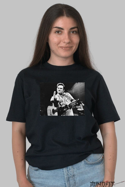 Tricou Rock Attitude - Icon Rebel Moment dama negru