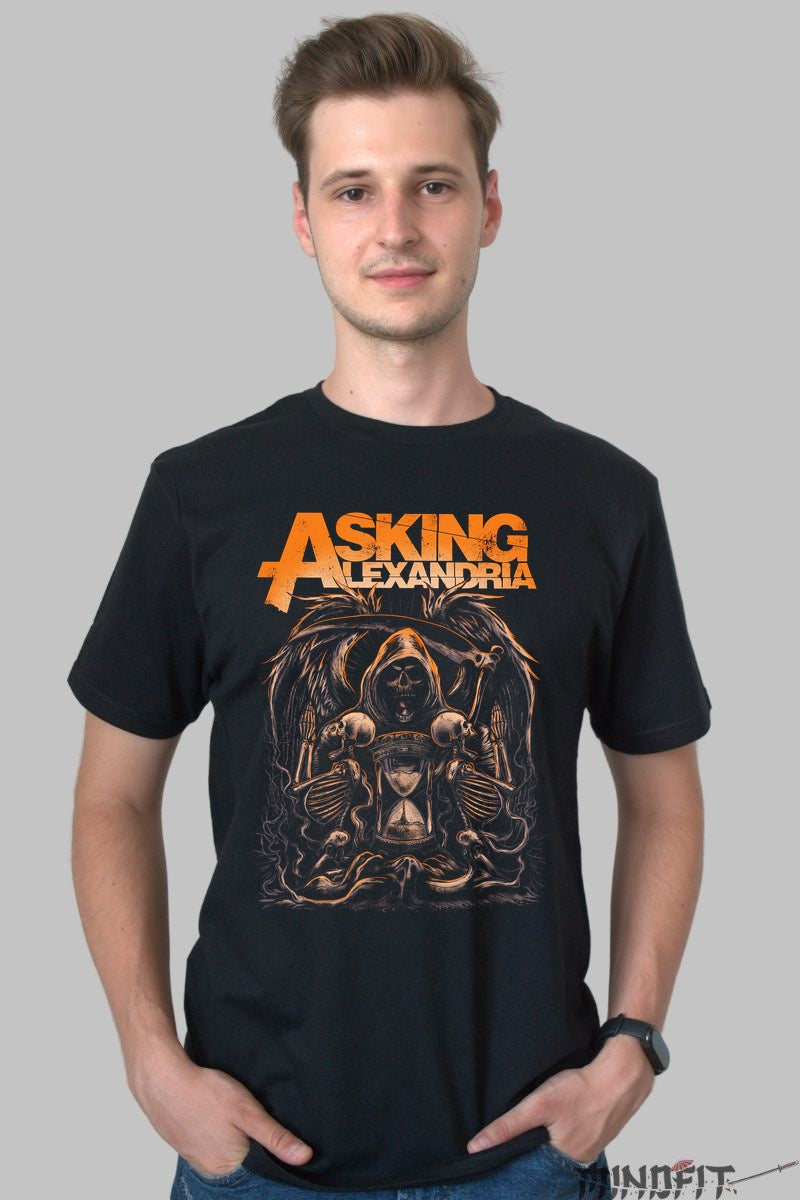 Tricou Rock Avenged Sevenfold - Deathbat Cosmic Cross barbat negru