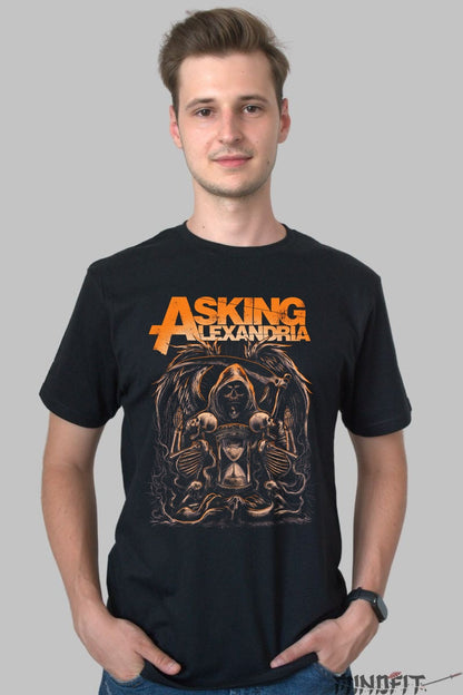 Tricou Rock Avenged Sevenfold - Deathbat Cosmic Cross barbat negru