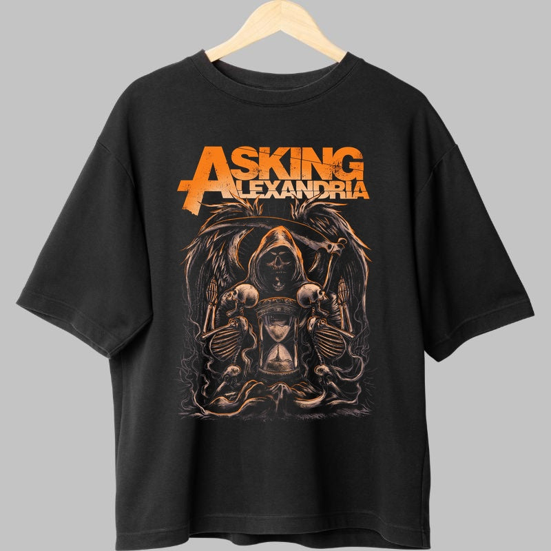 Tricou Rock Avenged Sevenfold - Deathbat Cosmic Cross fata negru