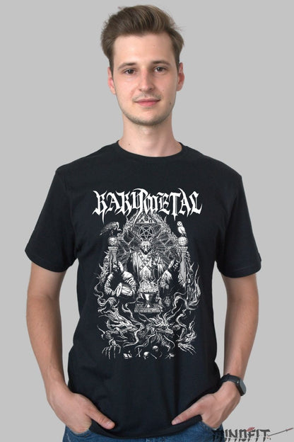Tricou Rock Avenged Sevenfold - Skull Neon Fury barbat negru